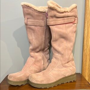 Women's Pink Winter Boots
